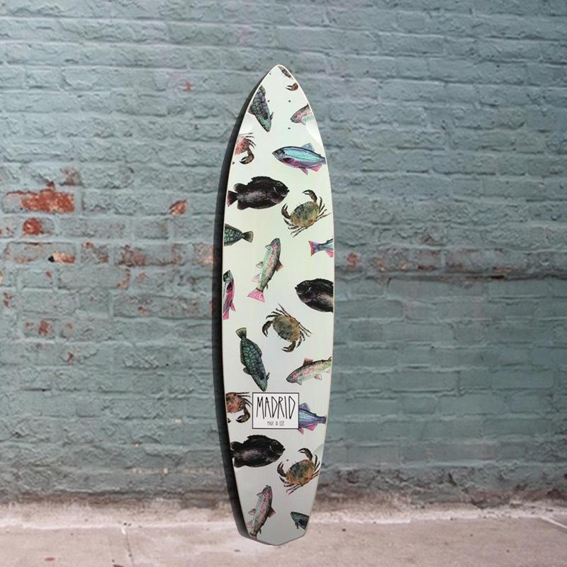 Madrid Dude Fish Longboard – 38.75″ – Deck
