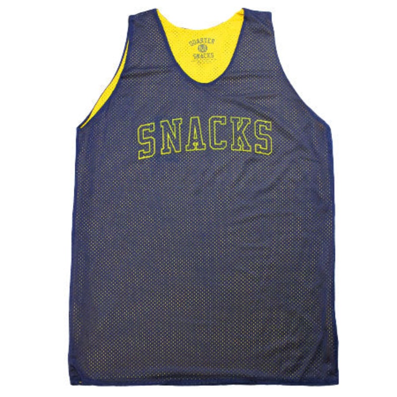 Quartersnacks Snacks Reversible Jersey Navy/ Yellow Large