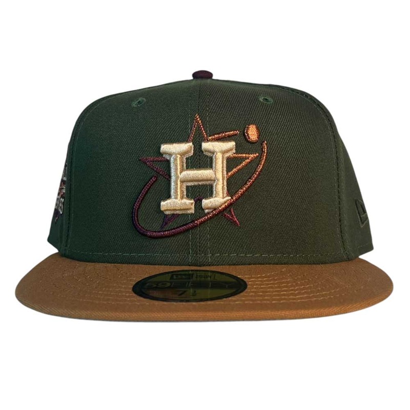Saltwater Pack Green Copper Houston Astros New Era Hat 5950 Fitted 5950 Day 6 7/8