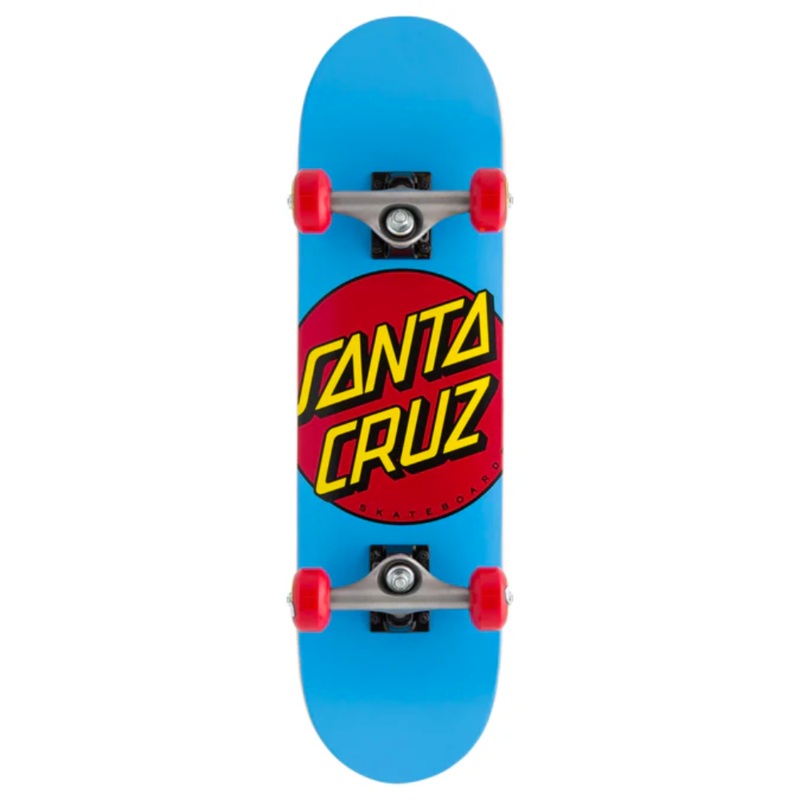 Santa Cruz Classic Dot Super Micro Skateboard Complete 7.25″ (Blue) 7.25