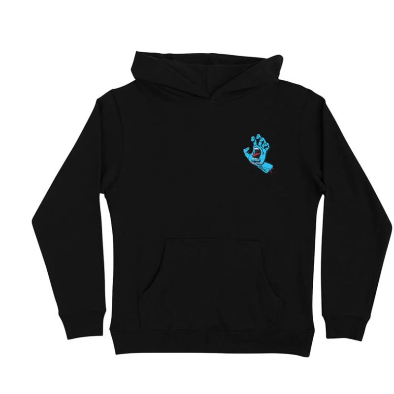 Santa Cruz Screaming Hand Hoodie Blue Youth X Large Youth X Large