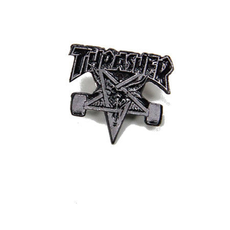 Thrasher Magazine Skate Goat Pin N/A N/A