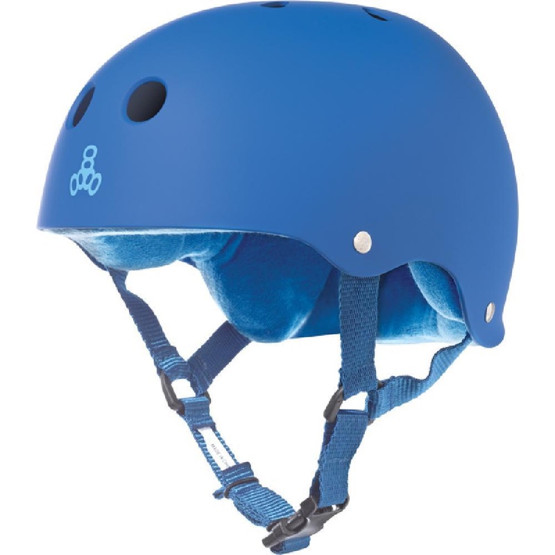 Triple 8 Sweatsaver Royal Rubber Skate Helmet S