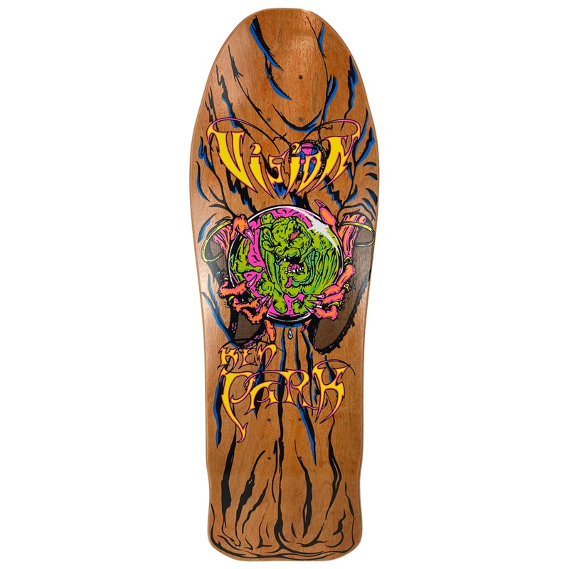 Vision Ken Park Crystal Ball 9.75″ Skateboard Deck Orange Stain