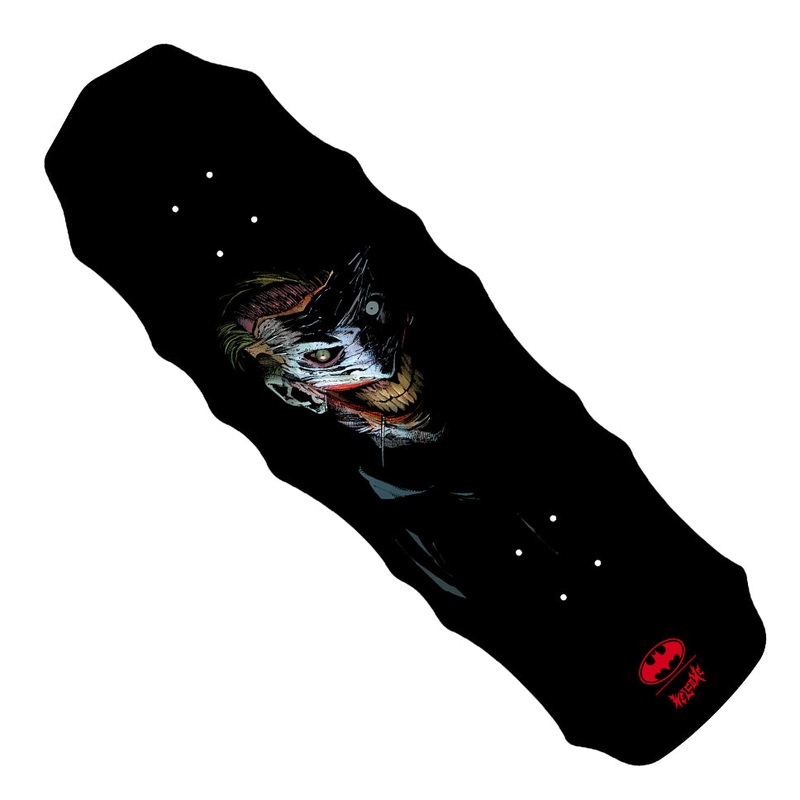Welcome Skateboards Batman Joker on Widow Deck Dipped Black 10 x 31 WB:14.75