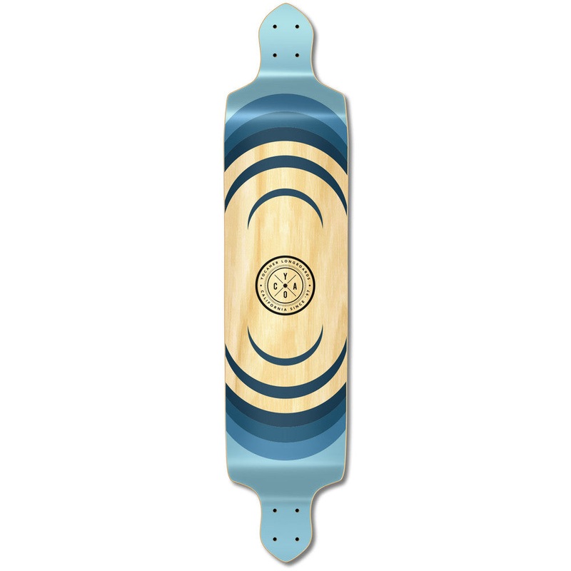 Yocaher Ripple Drop Down 41.25″ Longboard Deck – Earth Series