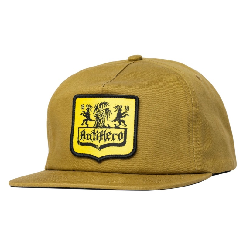 Ant-Hero Coat of Arms Snapback Hat Tan