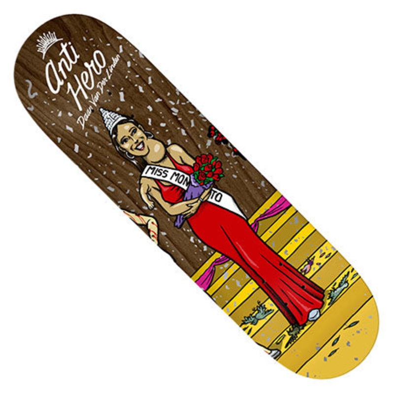 Anti-Hero Daan Van Der Linden Ms Corporate Greed Deck Assorted Woodgrain 8.5 x 31.8 WB:14.25