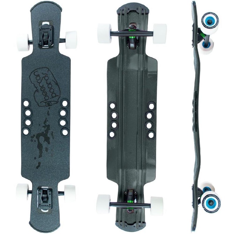 Beercan Black 37″ Kegger Lite Drop Through Longboard Complete