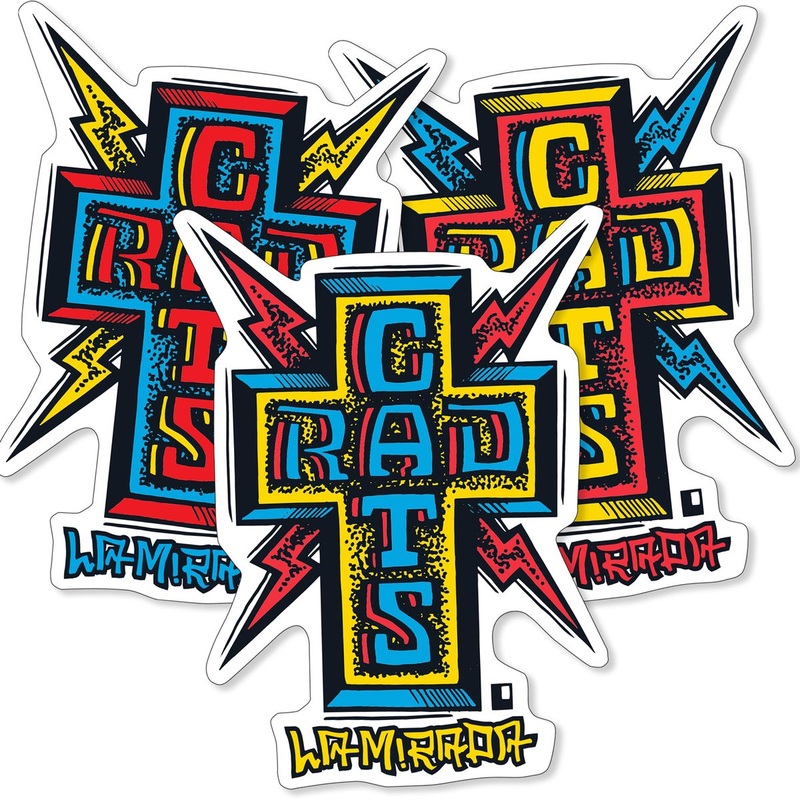 BLACK LABEL “RAD CATS” SHOF LTD STICKER Blue