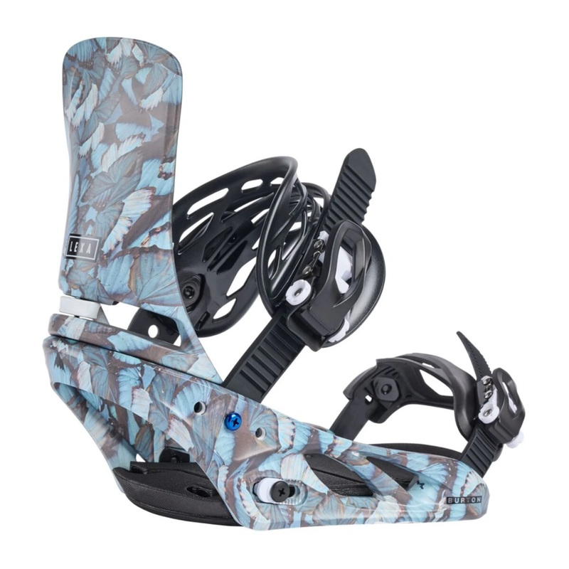 Burton Women’s Lexa Bindings Blue Butterflies MD
