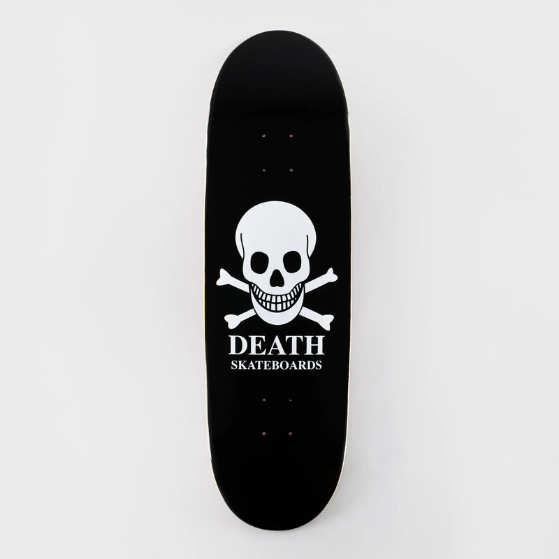 Death 9.1″ OG Skull Lozenge Shape – Black 9.1″