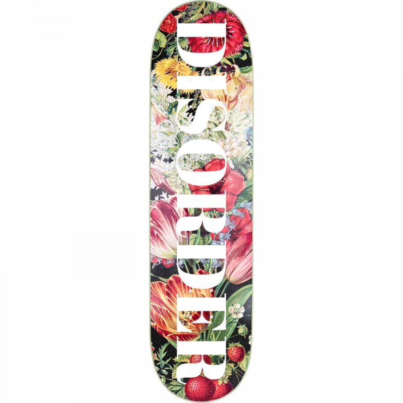 DISORDER FLORAL LOGO DECK-8.5 MULTI