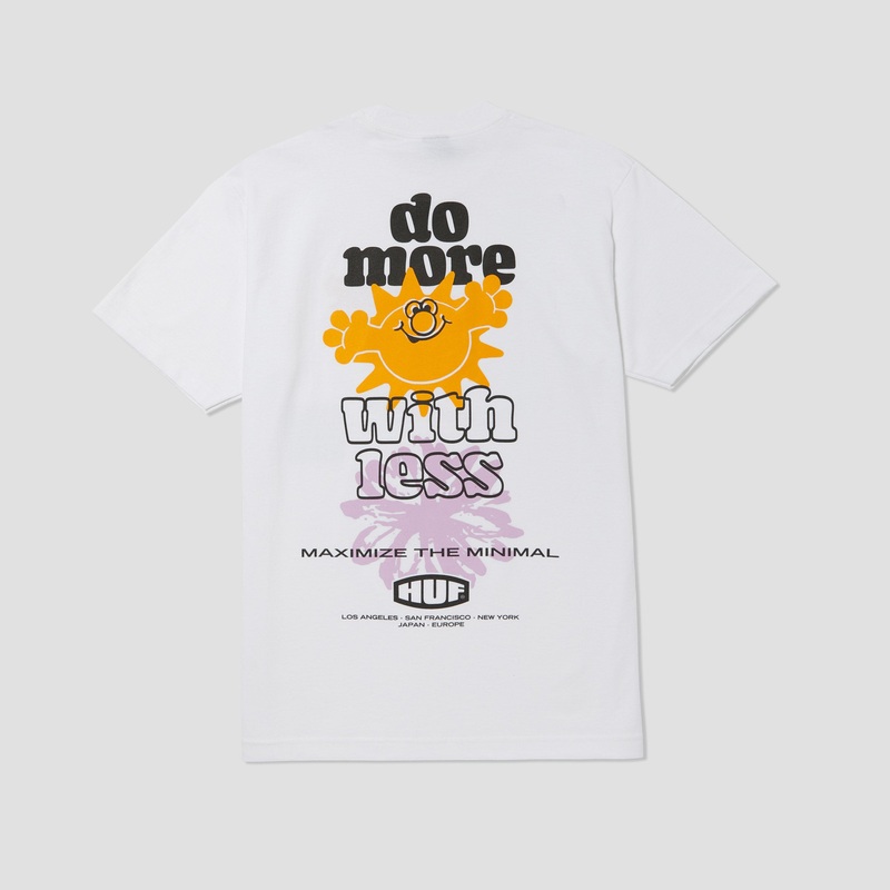 Huf Maximize T-Shirt White Small