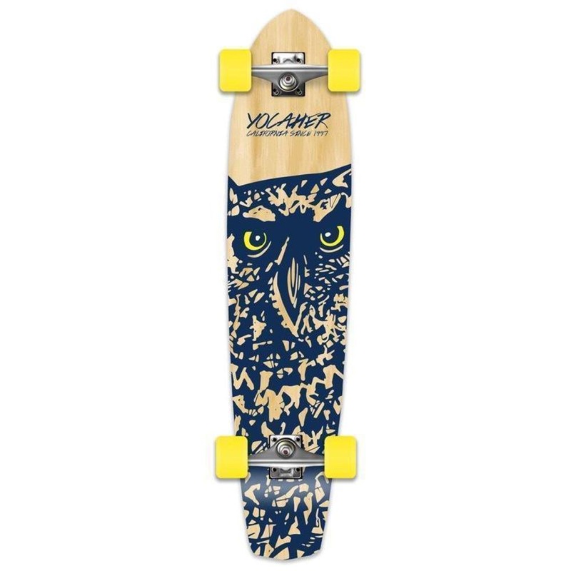 Owl 36″ Slimkick Longboard from Punked – Complete Complete