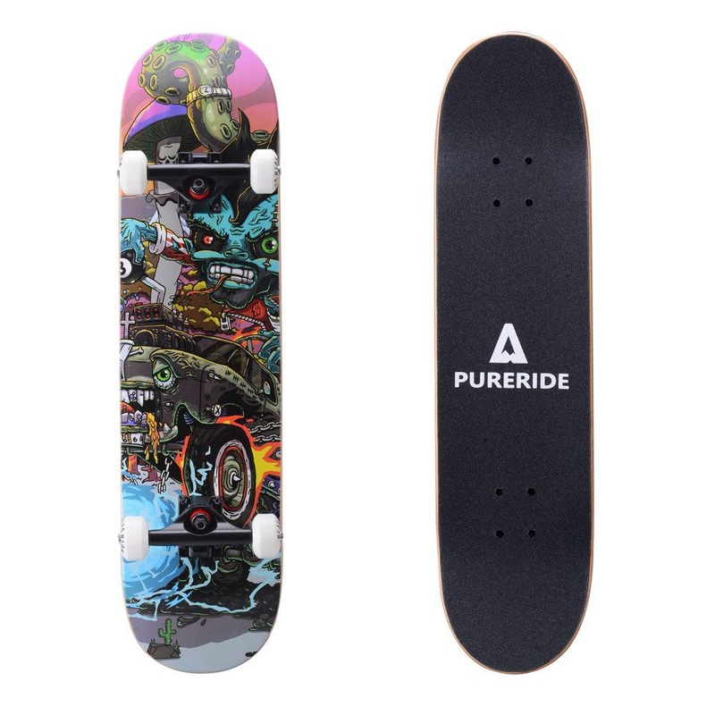 Playshion Tank  31 Inch Skateboard for Beginners and Kids Complete