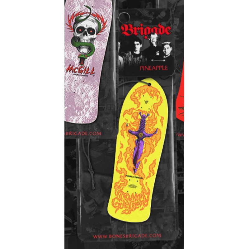 Powell Peralta Bones Brigade Series 15 Guerrero Air Freshener – Pineapple Scented