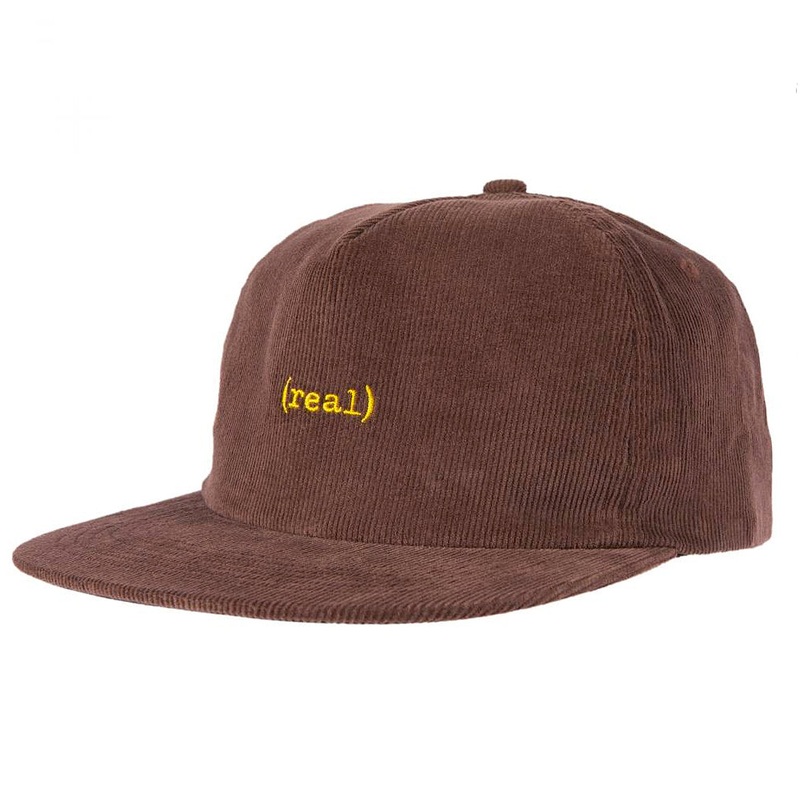 Real Lower Snapback Hat – Brown / Yellow