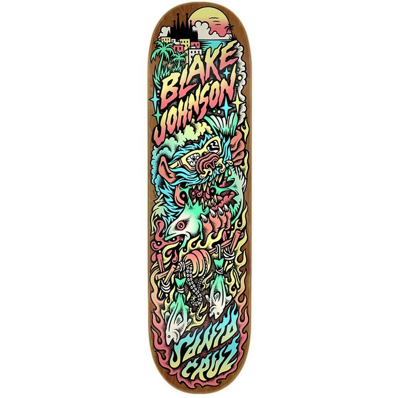 Santa Cruz Blake Johnson Pro Skateboard Deck 8.375″