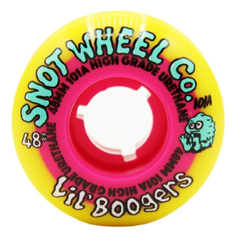 Snot Lil’ Boogers Wheels Yellow/Pink Core 48MM 101A 48mm