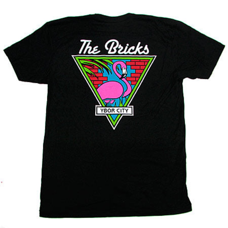 The Bricks Flamingo T Shirt Black Small