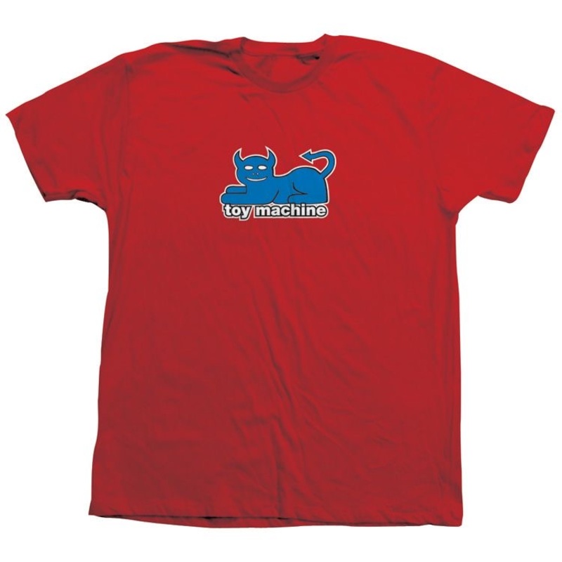 Toy Machine Devil Cat Tee Red S