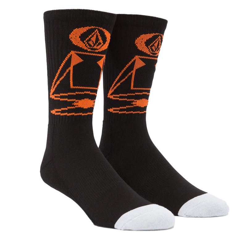 Volcom Skate Vitals Remy Stratton Crew Socks Black One Size Fits All