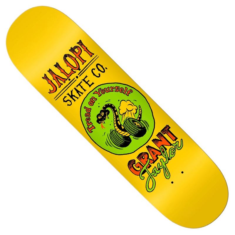 Anti-Hero Grant Taylor Jalopi Retrns Deck Yellow 8.5 x 31.8 WB:14.25