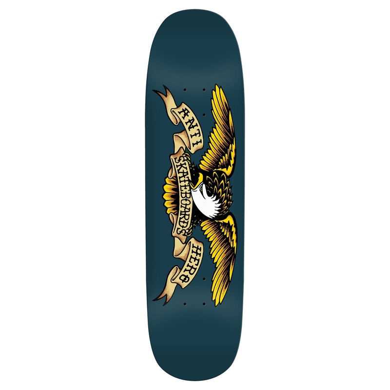 Anti Hero Shaped Eagle Blue Meanie Deck 8.75