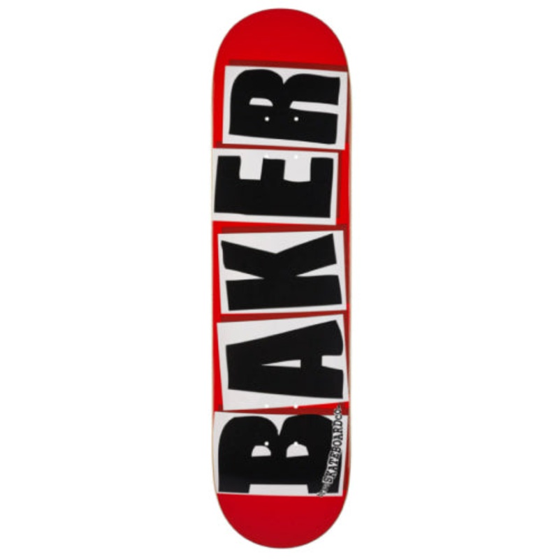 Baker Brand Logo Red/Black Skateboard Deck 7.88″ 7.88″