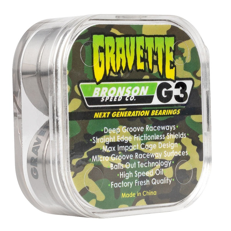 Bronson Bearings David Gravette Pro G3 OS Camo
