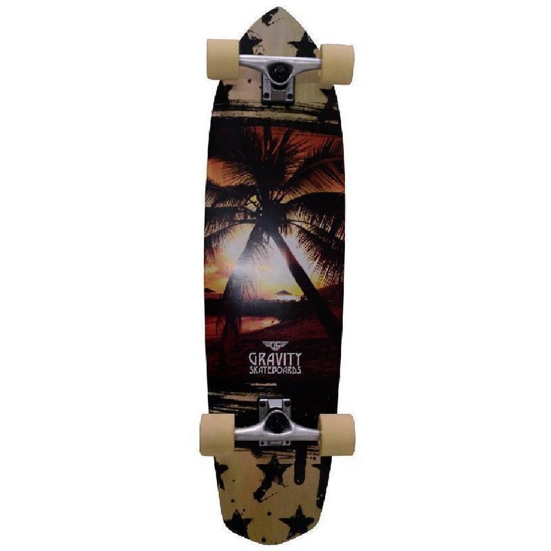 Gravity Last Resort 36″ Cruising Skateboard Longboard Complete