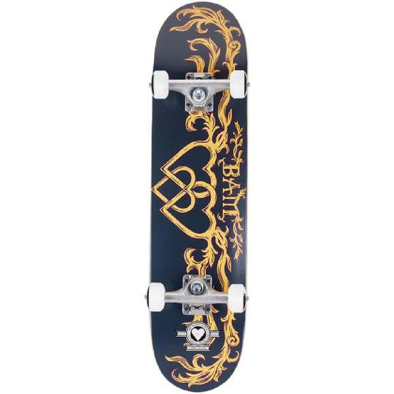 Heart Supply Bam Bamly Blue/Yellow 7.25″ Skateboard Complete