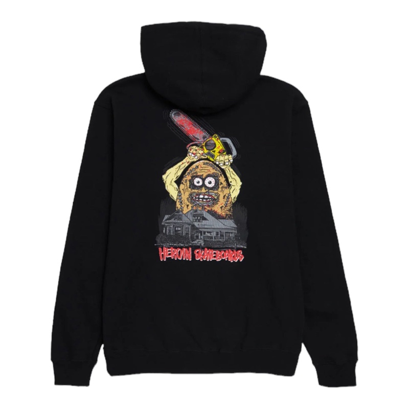 Heroin Teggxas Chain Zip Up Hoodie S