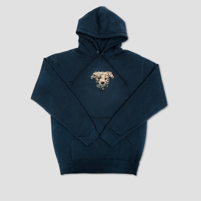 Jenkem Rags Hood Navy Small