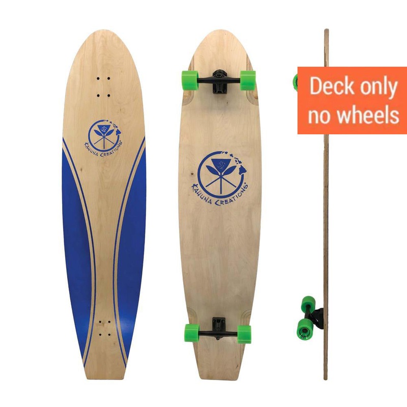 Kahuna Creations Bombora in Blue 59″ Longboard Deck Only Deck