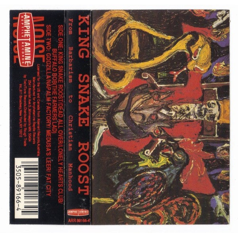 King Snake Roost  From Barbarism To Christian Manhood Cassette *USED 1989 RELEASE*