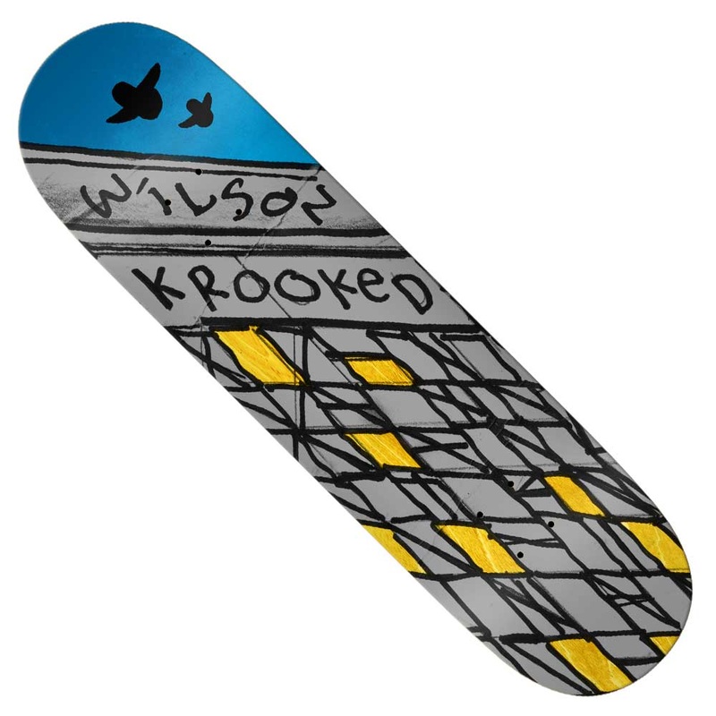 Link Wilson 8.5×32.18 Krooked Skateboard Deck