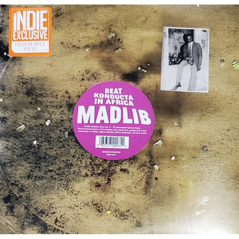 Madlib – Beat Konducta In Africa Purple Color 2xLP Vinyl LP Record