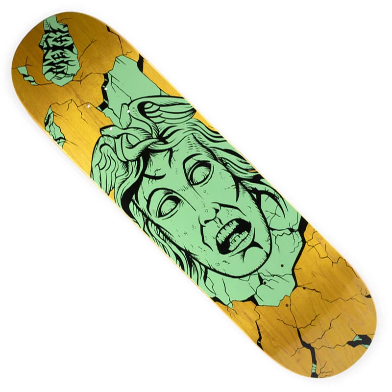 Metal Skateboards Gorgo Team Deck Yellow 8.375 x 32 WB:14.38