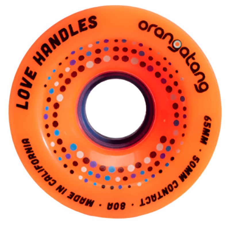 Orangatang Love Handles Wheels Orange 65MM 80A 65mm