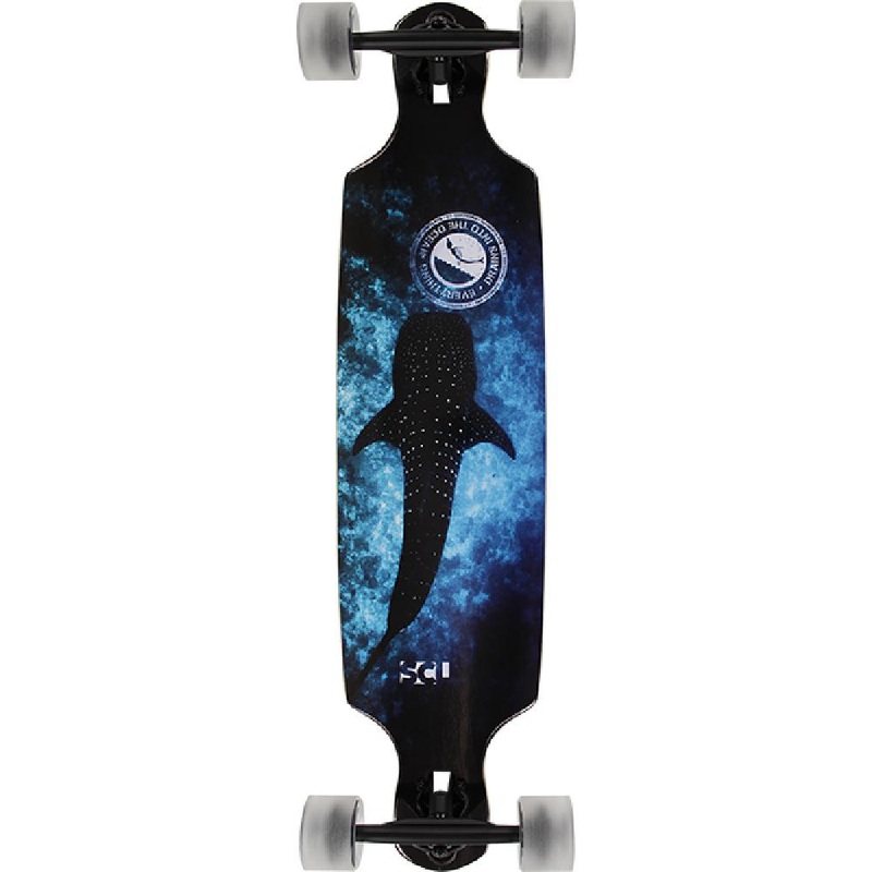San Clemente Whale Shark Drop Through 36″ Longboard Complete