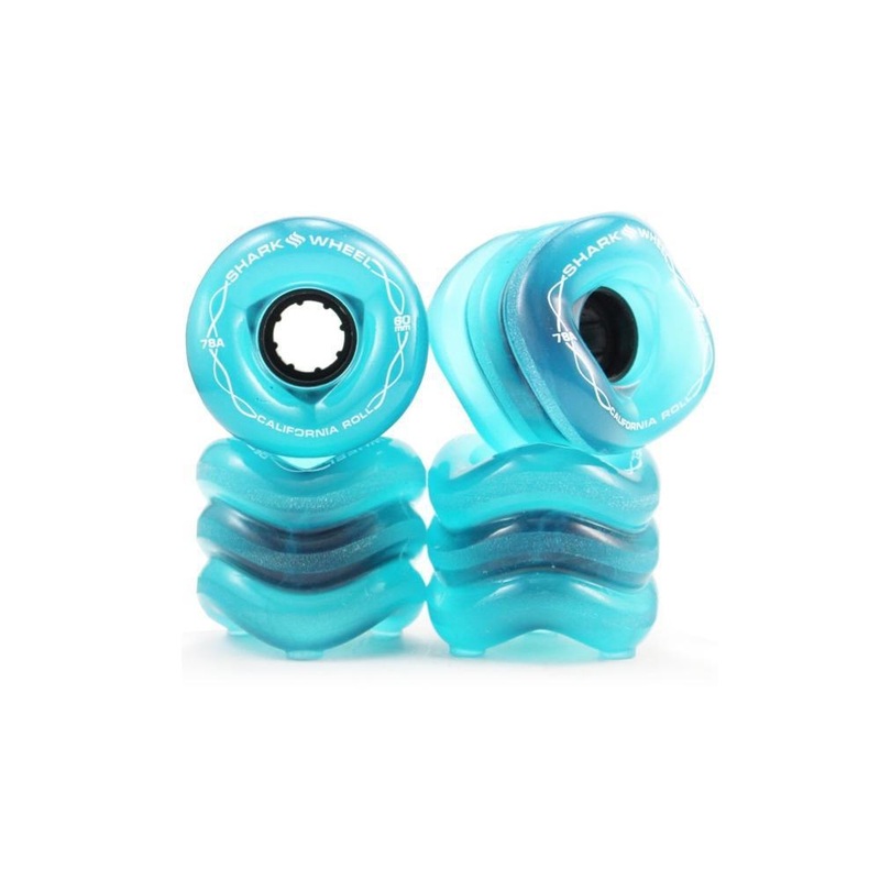 Shark Wheels TransparentBlueCalifornia Roll 60mm 78a
