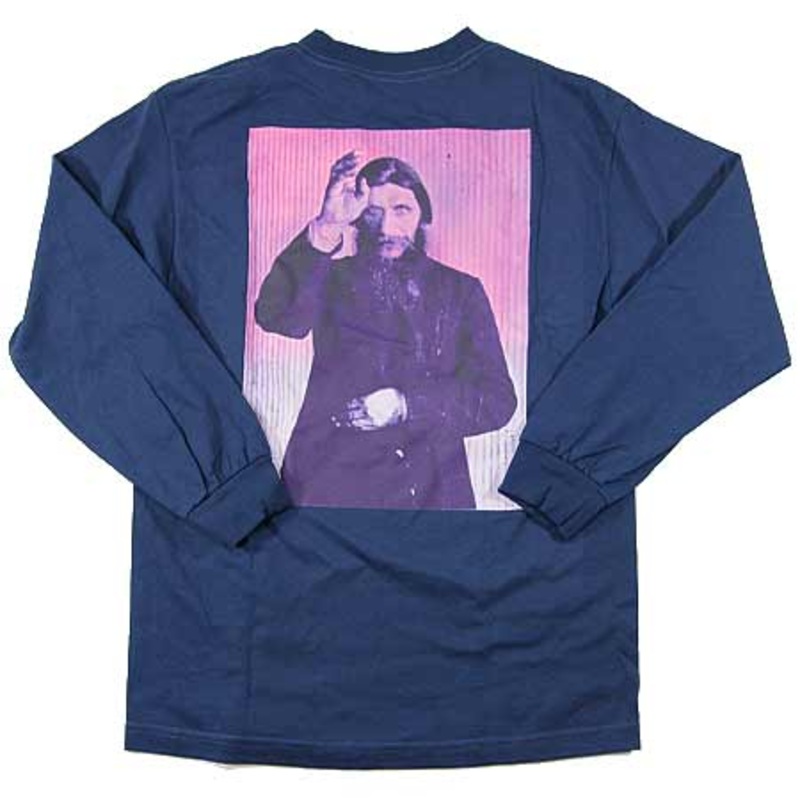 Theories Rasputin Long Sleeve T Shirt Harbor Blue Extra Large