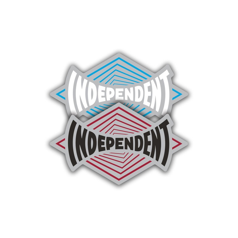 Vertigo Span 3.5in Independent Stickers (25 Pack) Assorted Color 3.5 in