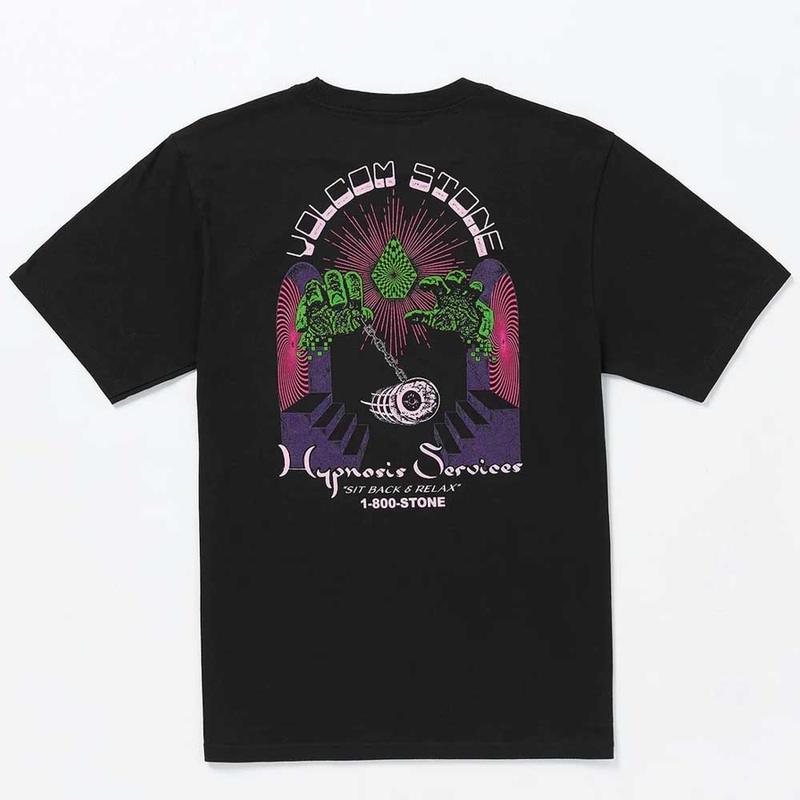 Volcom 1800 Stone Short Sleeve T-Shirt Medium Black