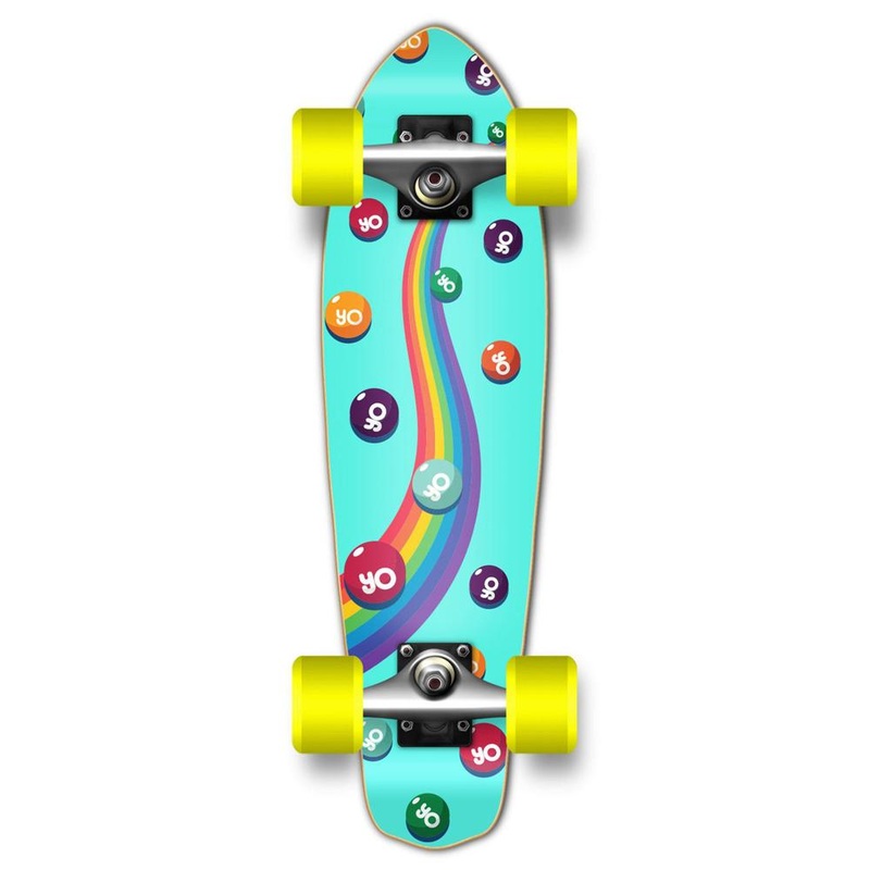 Yocaher Sweet Micro Cruiser Skateboard Longboard  – CANDY Series Complete