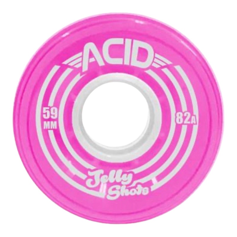 ACID CHEMICAL COMPANY 59MM 82A JELLY SHOTS PINK 59mm Pink
