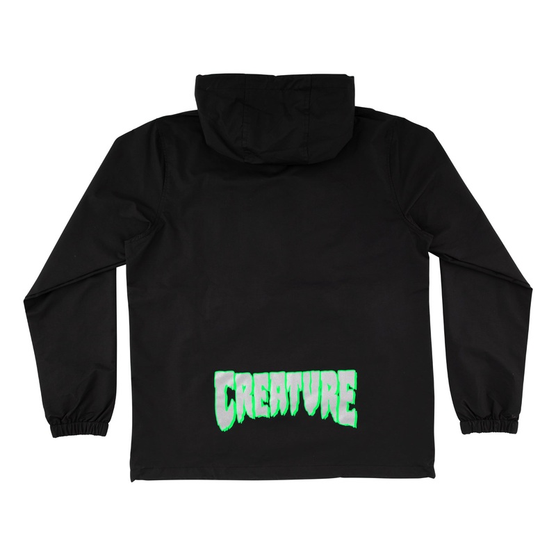 Creature Patent Hooded Windbreaker Small