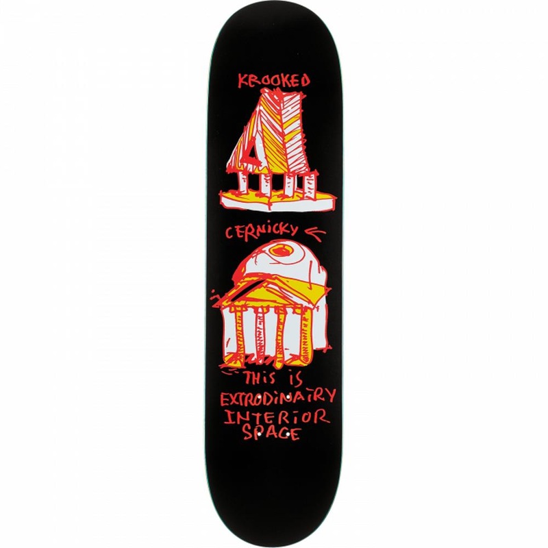 Krooked Cernicky Socrates 8.06″ Skateboard Deck